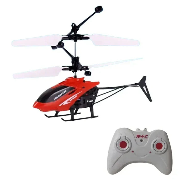 Remote Safe Fall-Resistant RC Helicopters Drone Rechargeable Mini RC Drone Children Toys with Random Color Wings