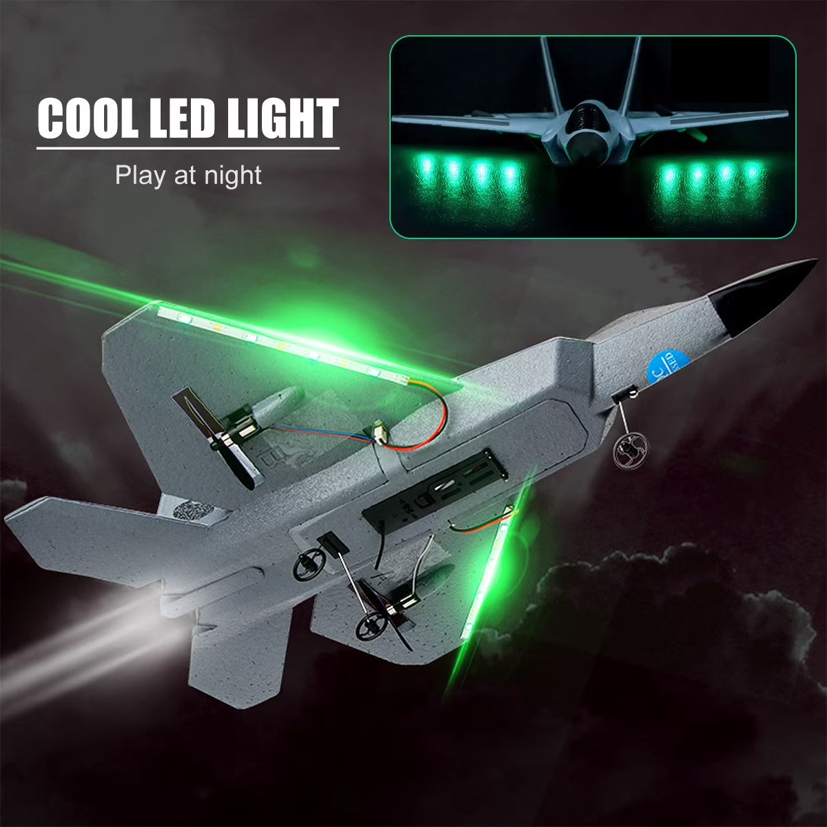 Remote Control Planes for Adults with 2 Batteries, F22 Raptor RC Airplanes for Kids 14+