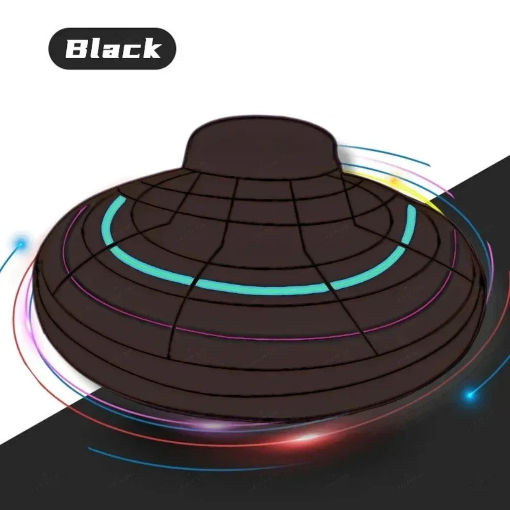 Magic Flying Helicopter Spinner Fingertip Upgrade Flight Gyro Fly Orb Hover Ball Mini Dron Aircraft Toys LED Type Toy Kids Gifts