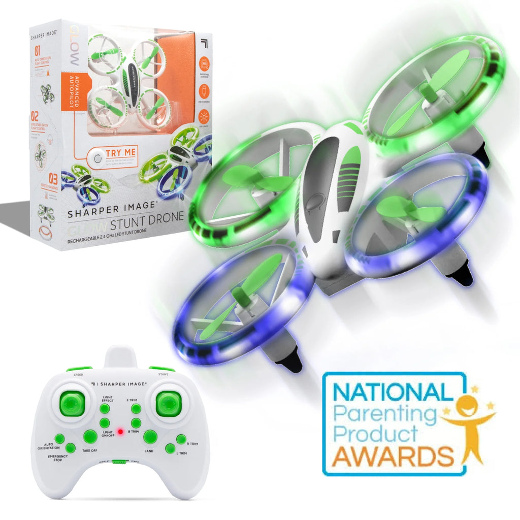 Stunt Drone for Kids with LED Lights, Assisted Landing, and 2.4Ghz Remote Control,