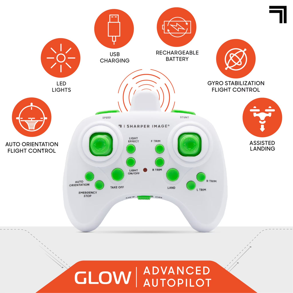 Stunt Drone for Kids with LED Lights, Assisted Landing, and 2.4Ghz Remote Control,
