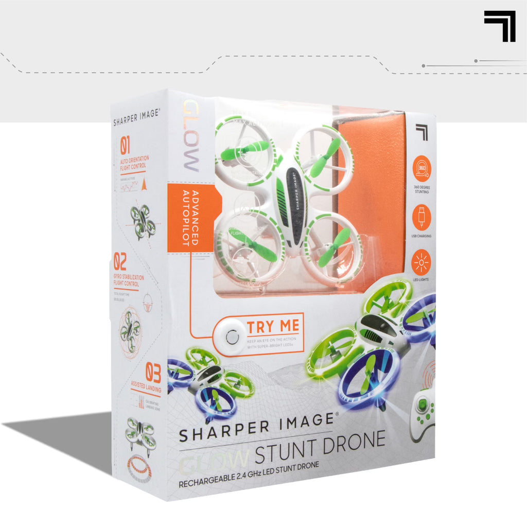 Stunt Drone for Kids with LED Lights, Assisted Landing, and 2.4Ghz Remote Control,