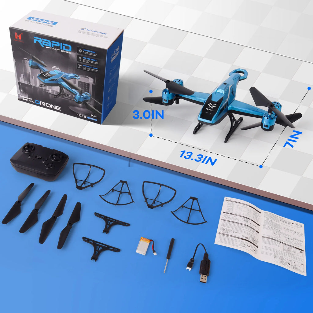 RC Helicopter - Remote Control Helicopter for Adults.& Kids, RC Plane with 2 Rechargeable Batteries, Indoor & Outdoor Airplane for Beginners