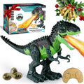 Remote Control Dinosaur Robot Toys for Kids 3-5,Realistic Walking Electronic Dinosaur Pet with Spray Roaring,Rc Toy for Age 3-12 Boys Girls